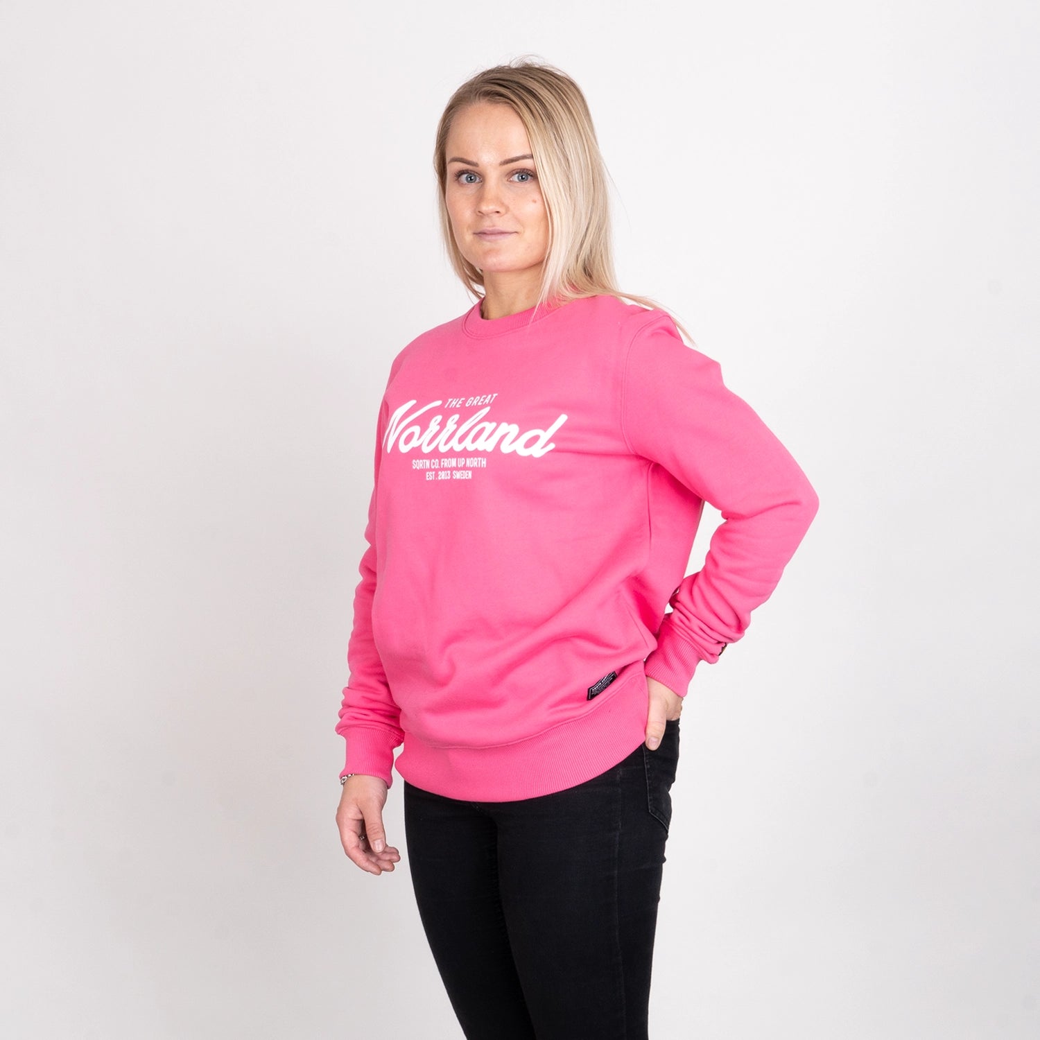 GREAT NORRLAND CREWNECK - HOT PINK