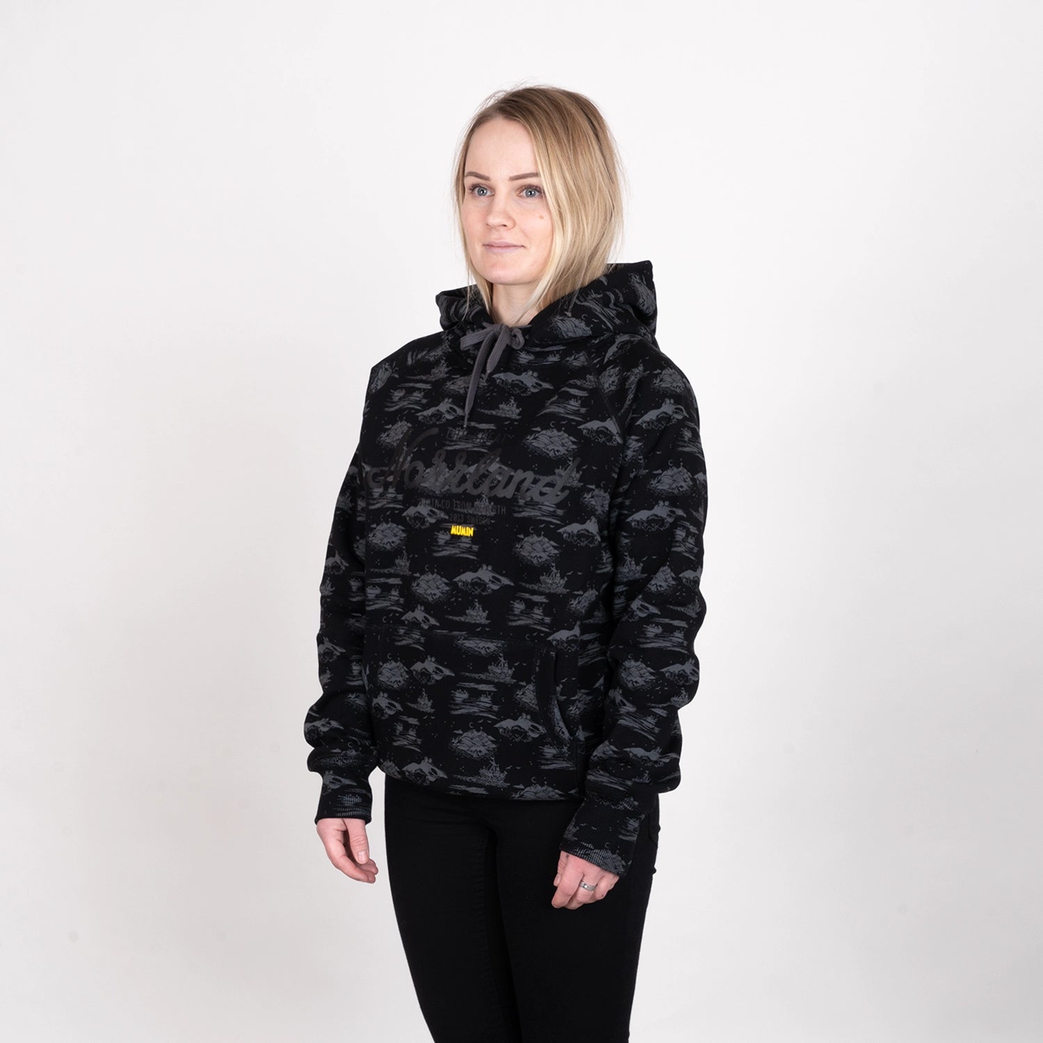 GREAT NORRLAND HOODIE - MUMIN  BLACK