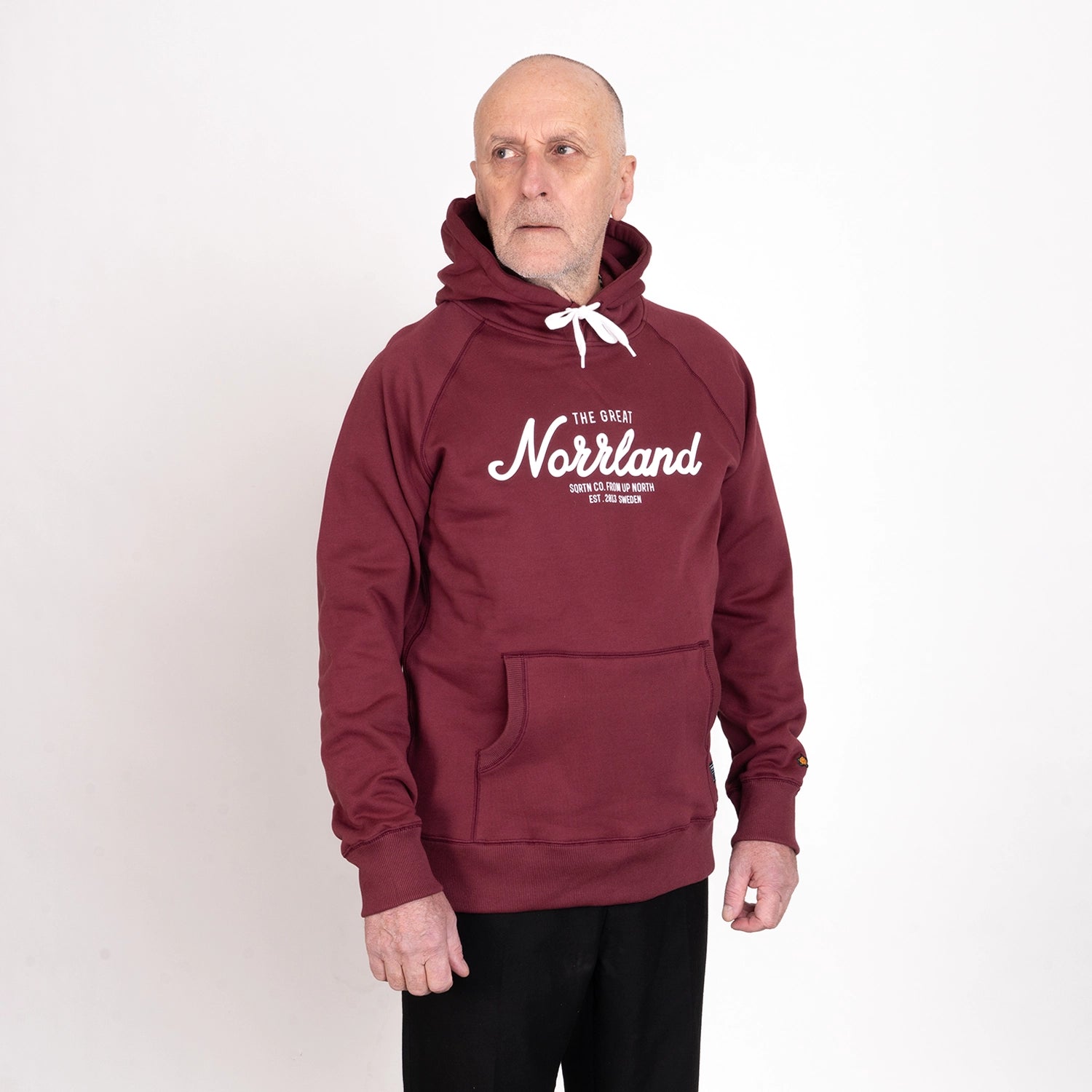 GREAT NORRLAND HOODIE - PORT WINE