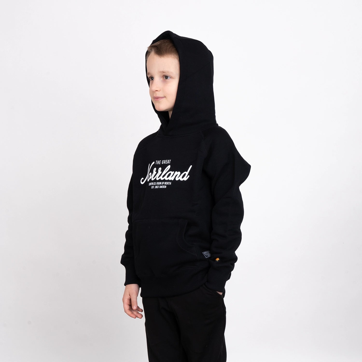 GREAT NORRLAND HOODIE - BLACK