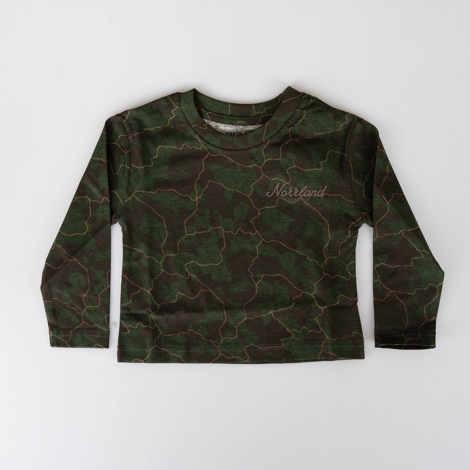 GREAT NORRLAND KIDS LONGSLEEVE - NORRLAND CAMO