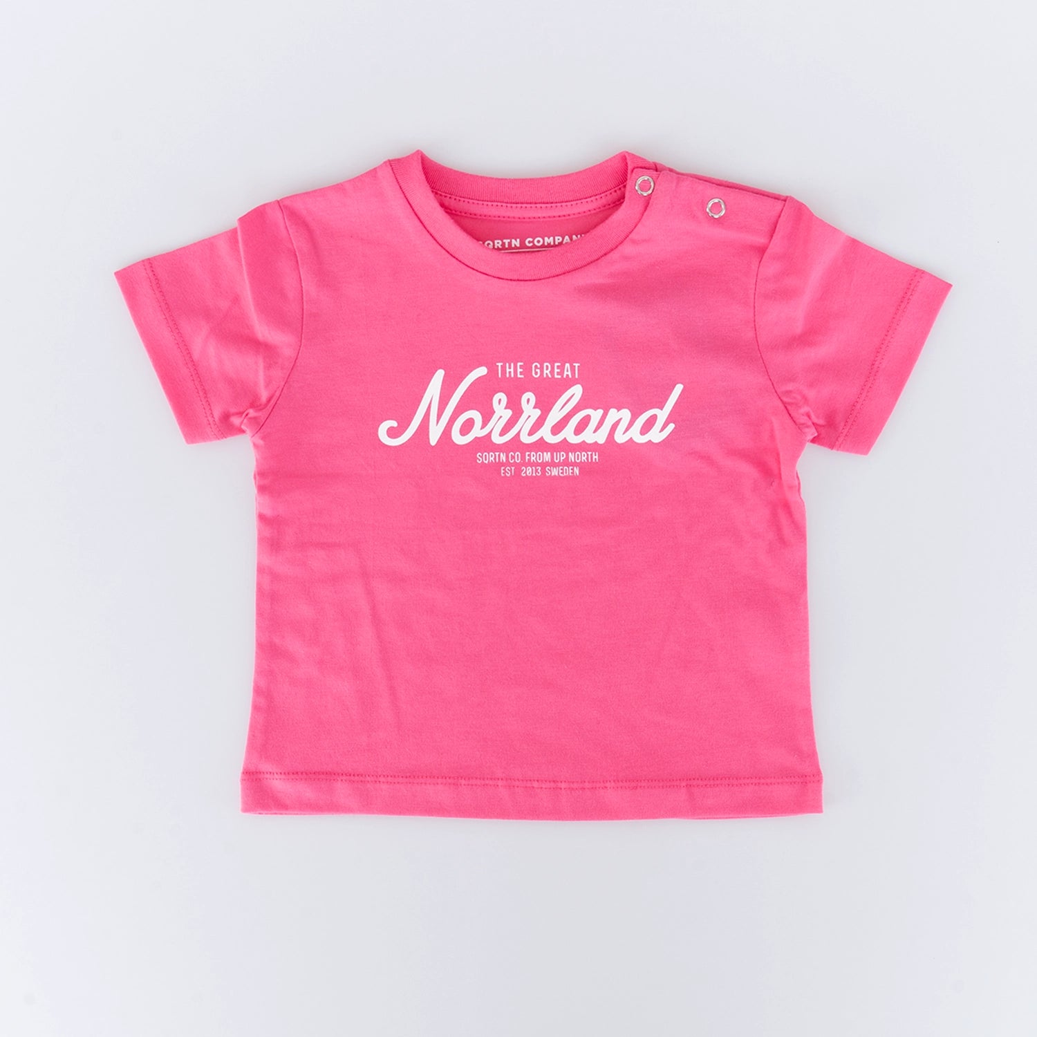 GREAT NORRLAND KIDS T-SHIRT - HOT PINK