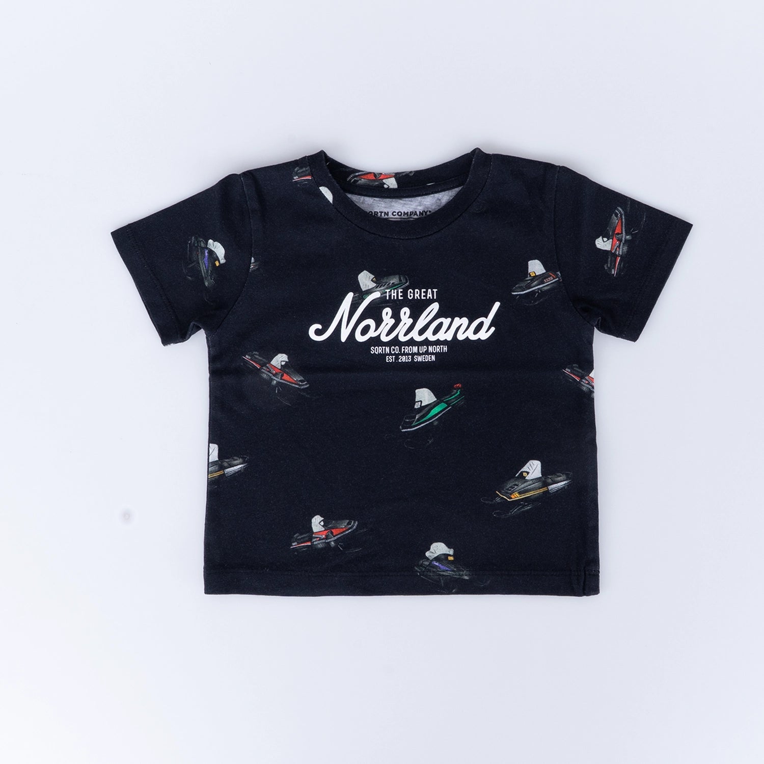 GREAT NORRLAND KIDS T-SHIRT - SKOTER BLACK