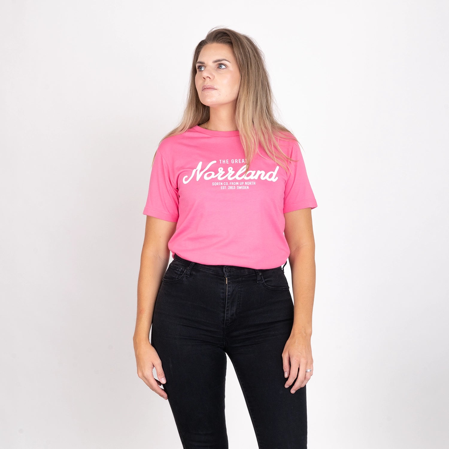 GREAT NORRLAND T-SHIRT - HOT PINK