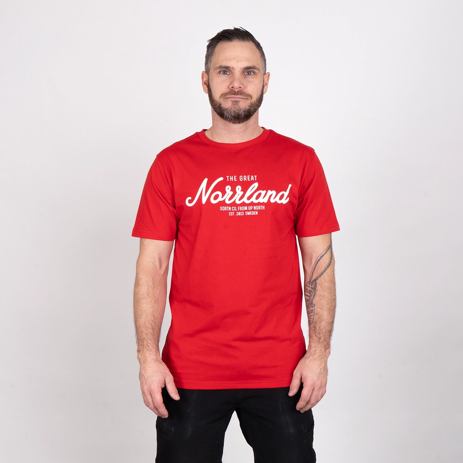 GREAT NORRLAND T-SHIRT - COBALT RED