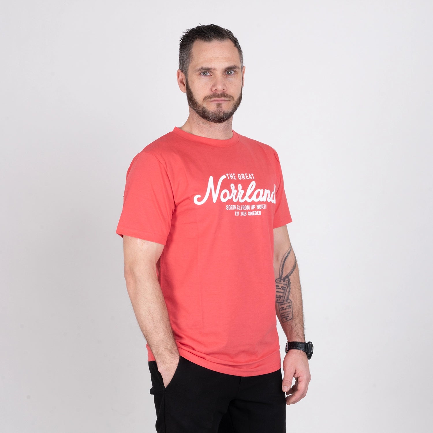 GREAT NORRLAND T-SHIRT - DESERT CORAL