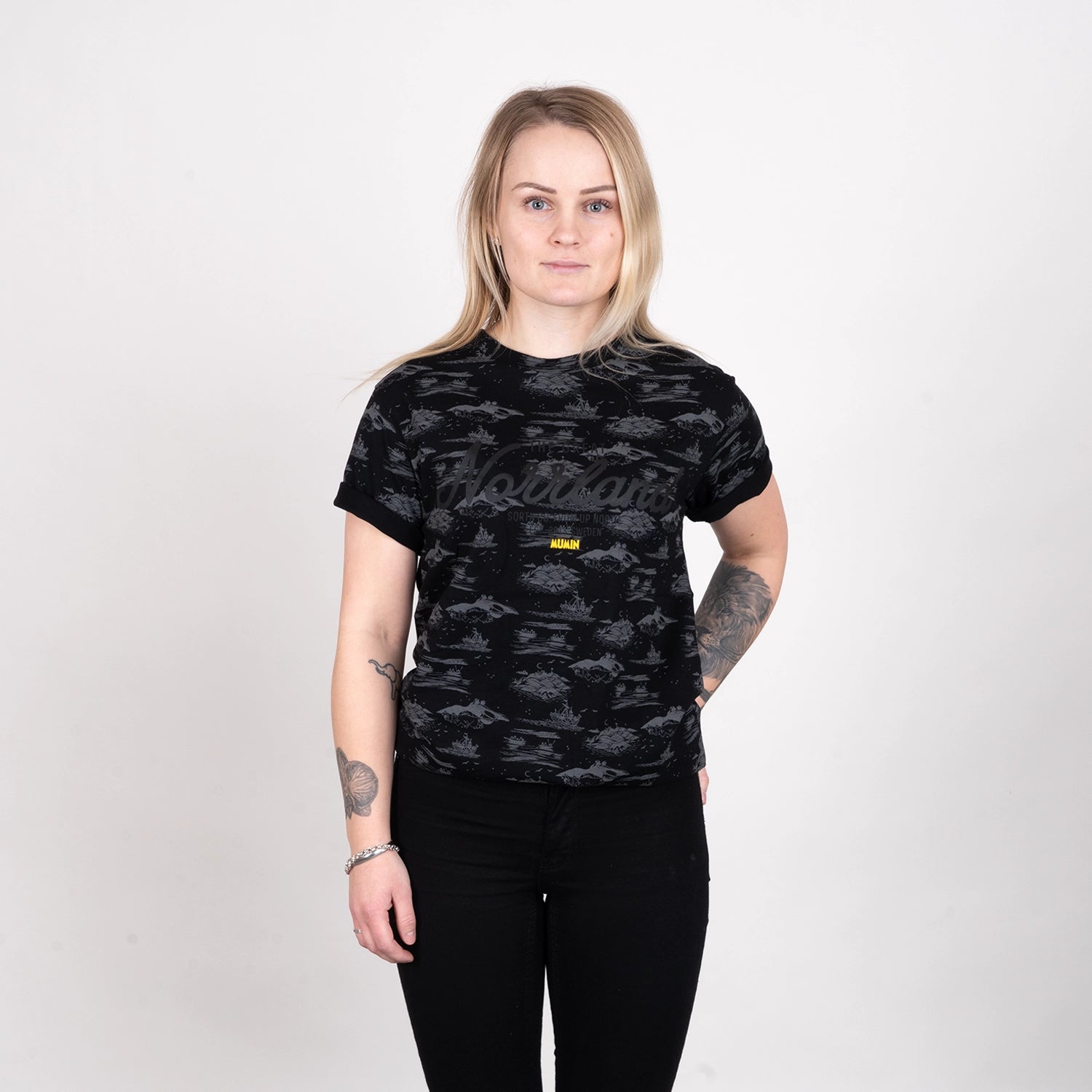 GREAT NORRLAND T-SHIRT - MUMIN BLACK