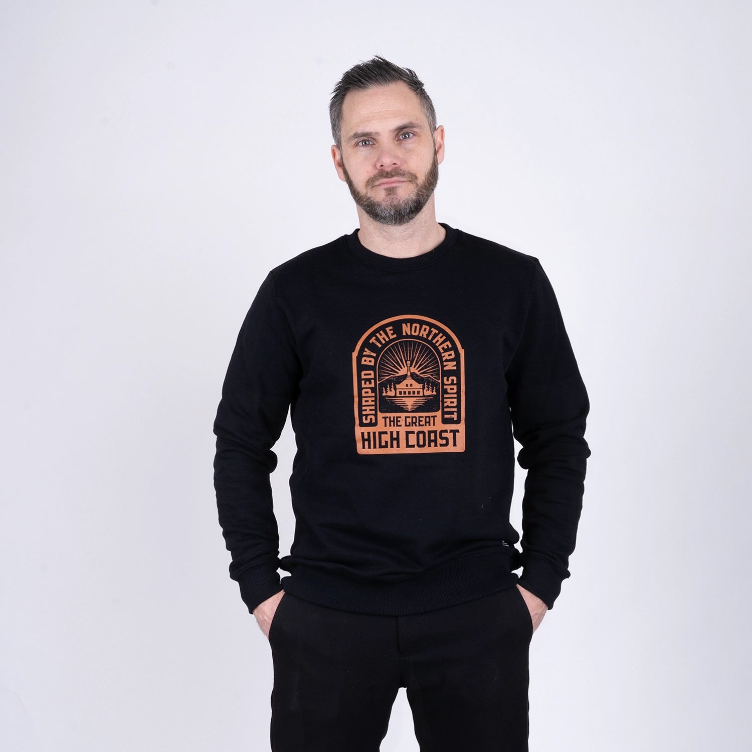 HCW WINDOW CREWNECK - BLACK