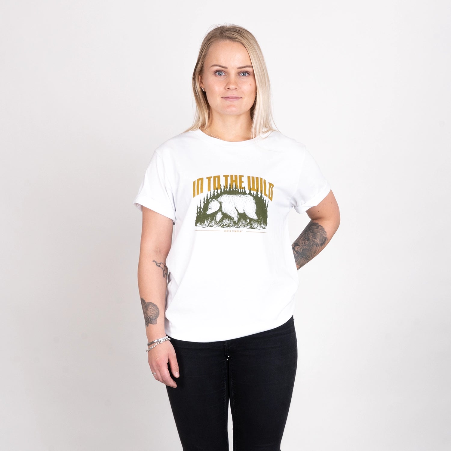 INTO BEAR T-SHIRT - WHITE