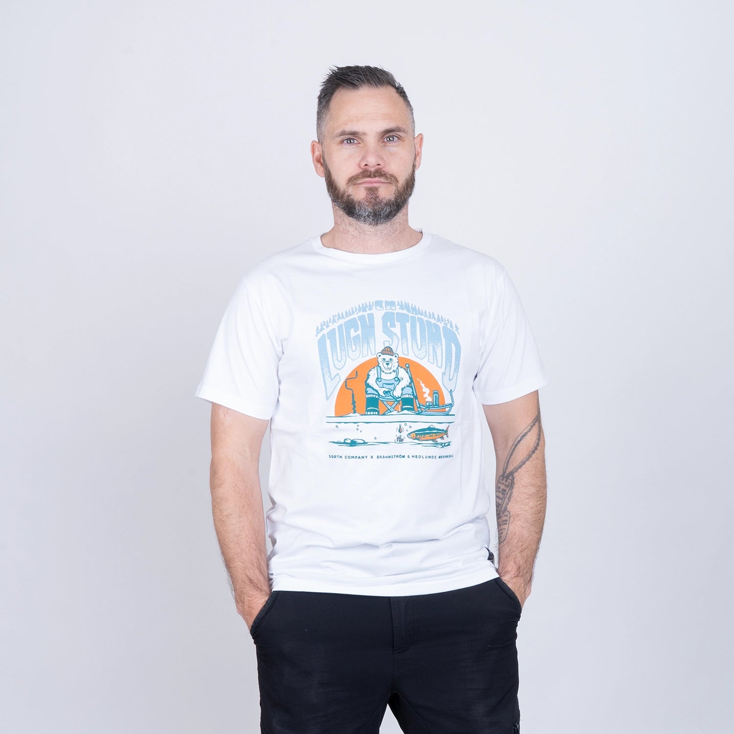 LUGN STUND T-SHIRT - WHITE