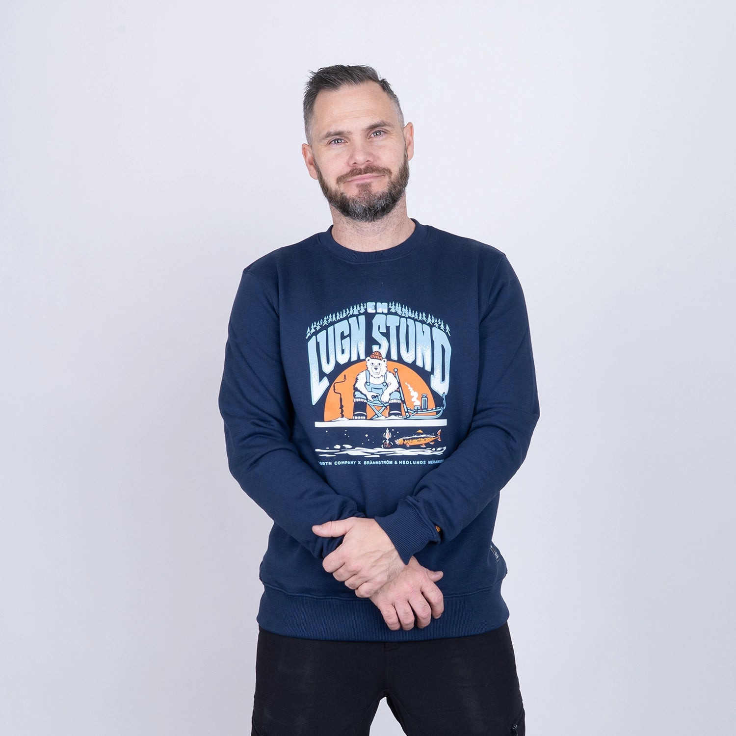 LUGN STUND CREWNECK - DARK NAVY