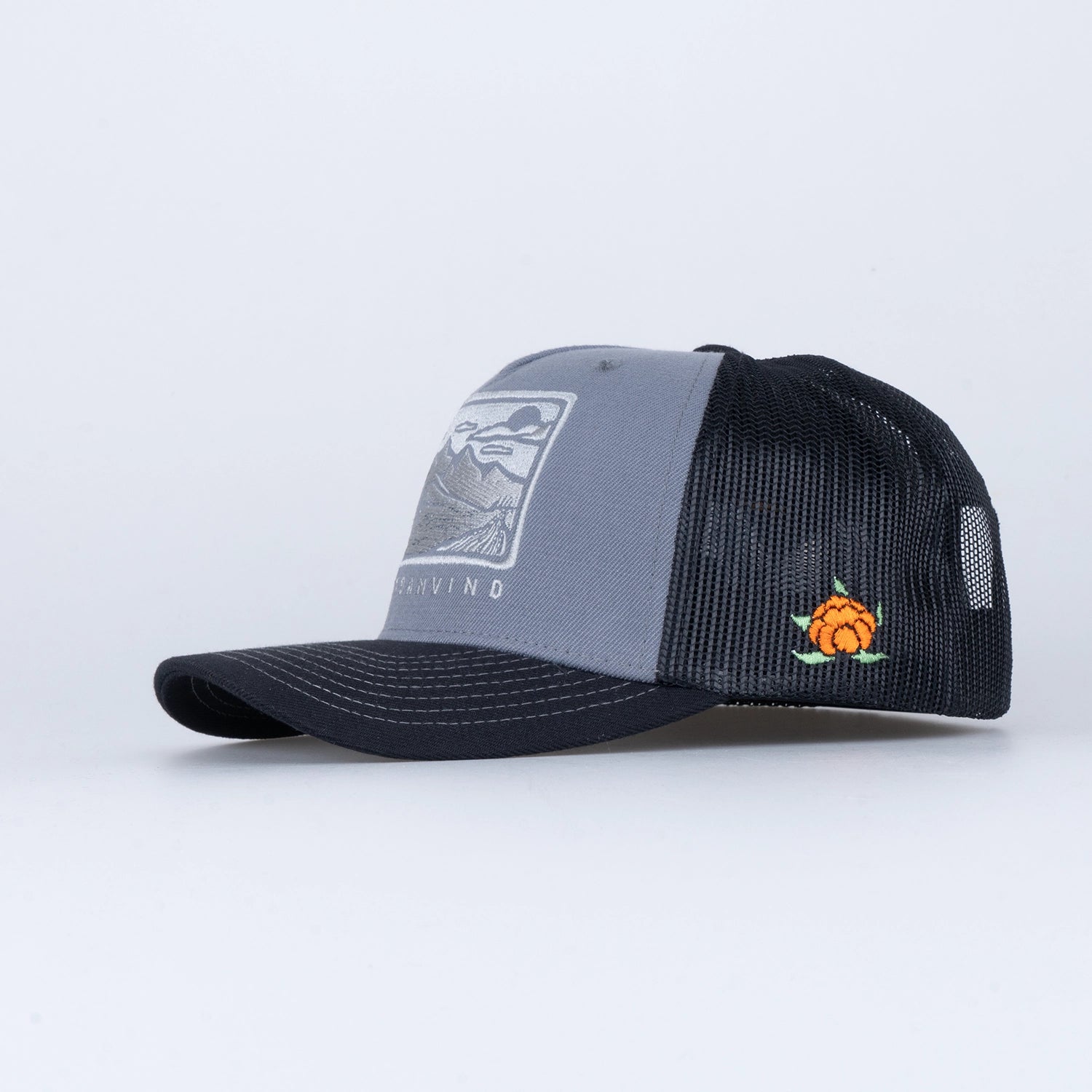 NORDANVIND TRUCKER KEPS - HOOKED DARK GREY