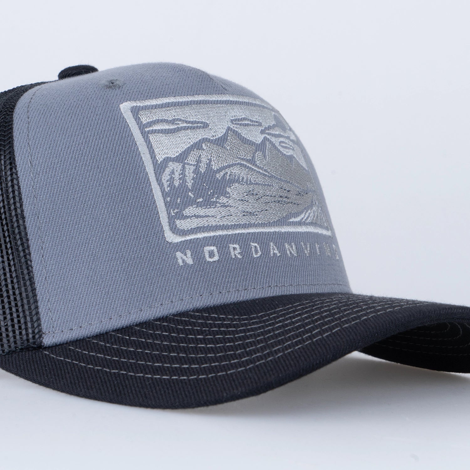 NORDANVIND TRUCKER KEPS - HOOKED DARK GREY