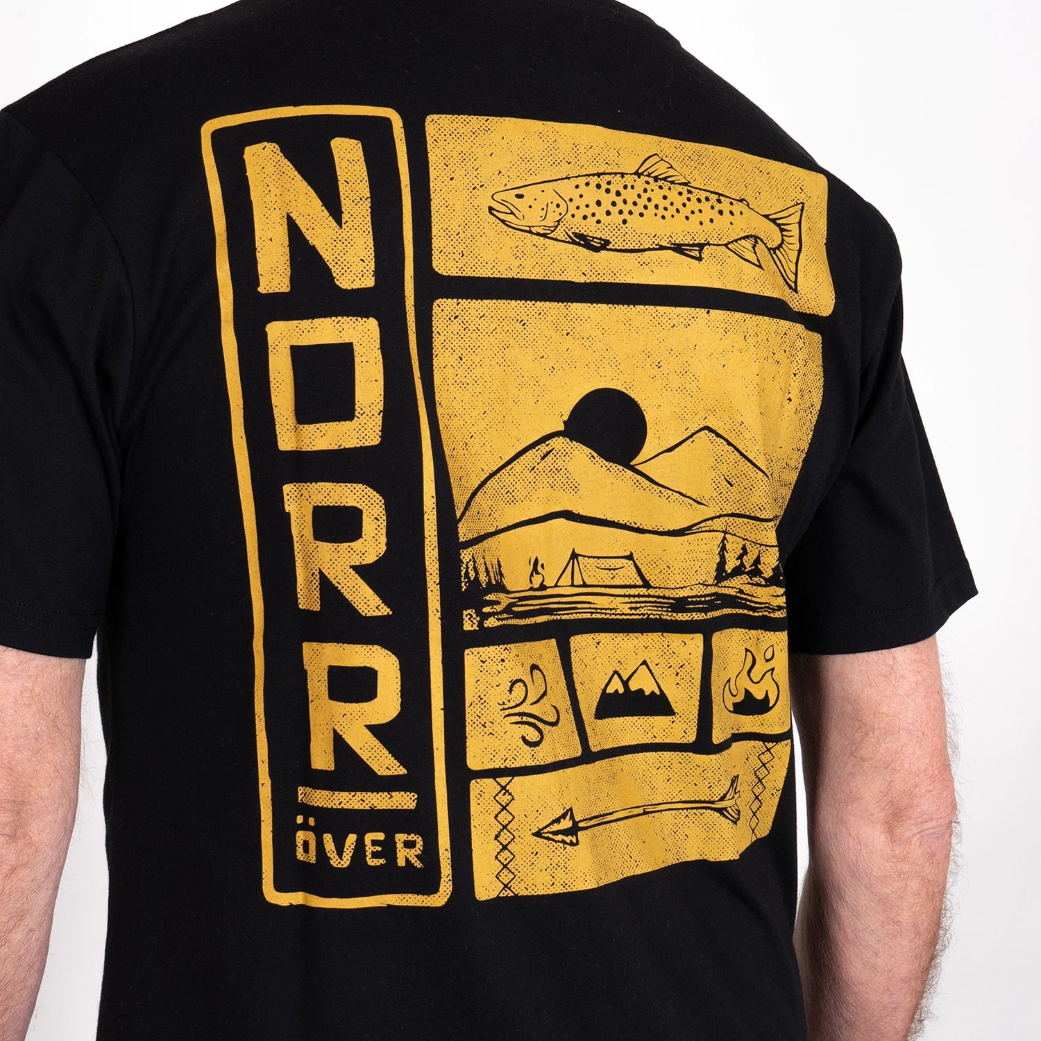 NORRÖVER 2 T-SHIRT - BLACK