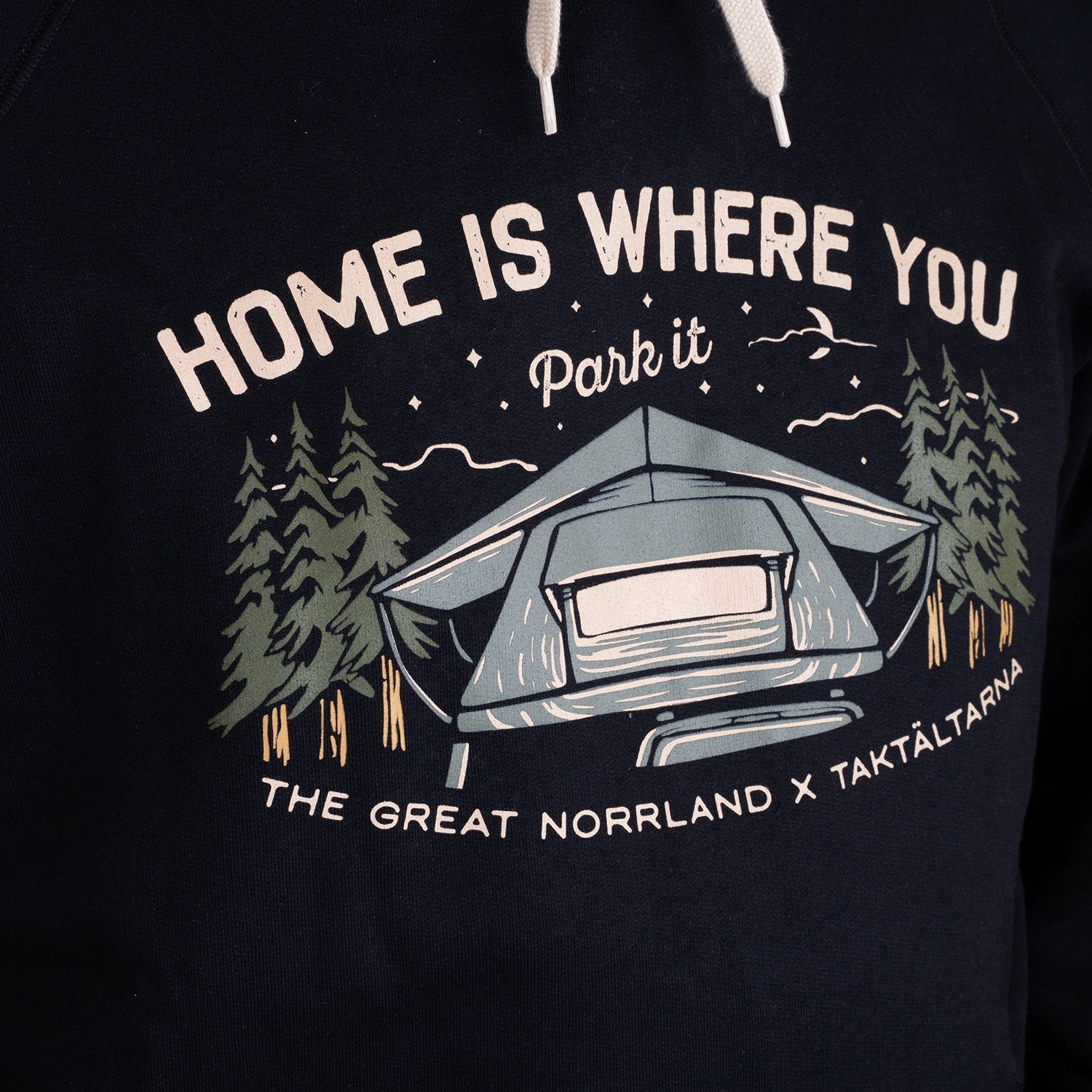 PARK IT HOODIE - TKT BLACK