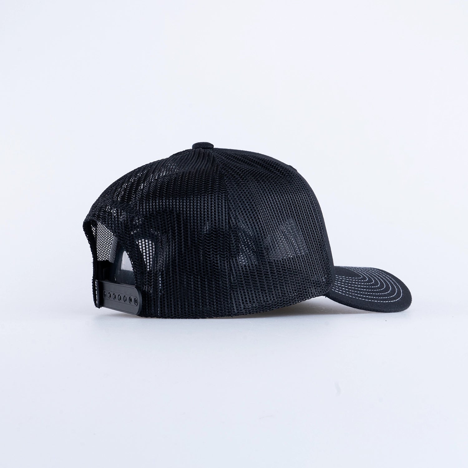 RACING TRUCKER CAP - HOOKED BLACK/WHITE