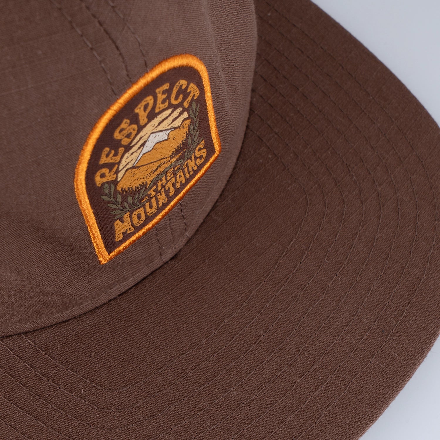 RESPECT 6-PANEL KEPS - BROWN