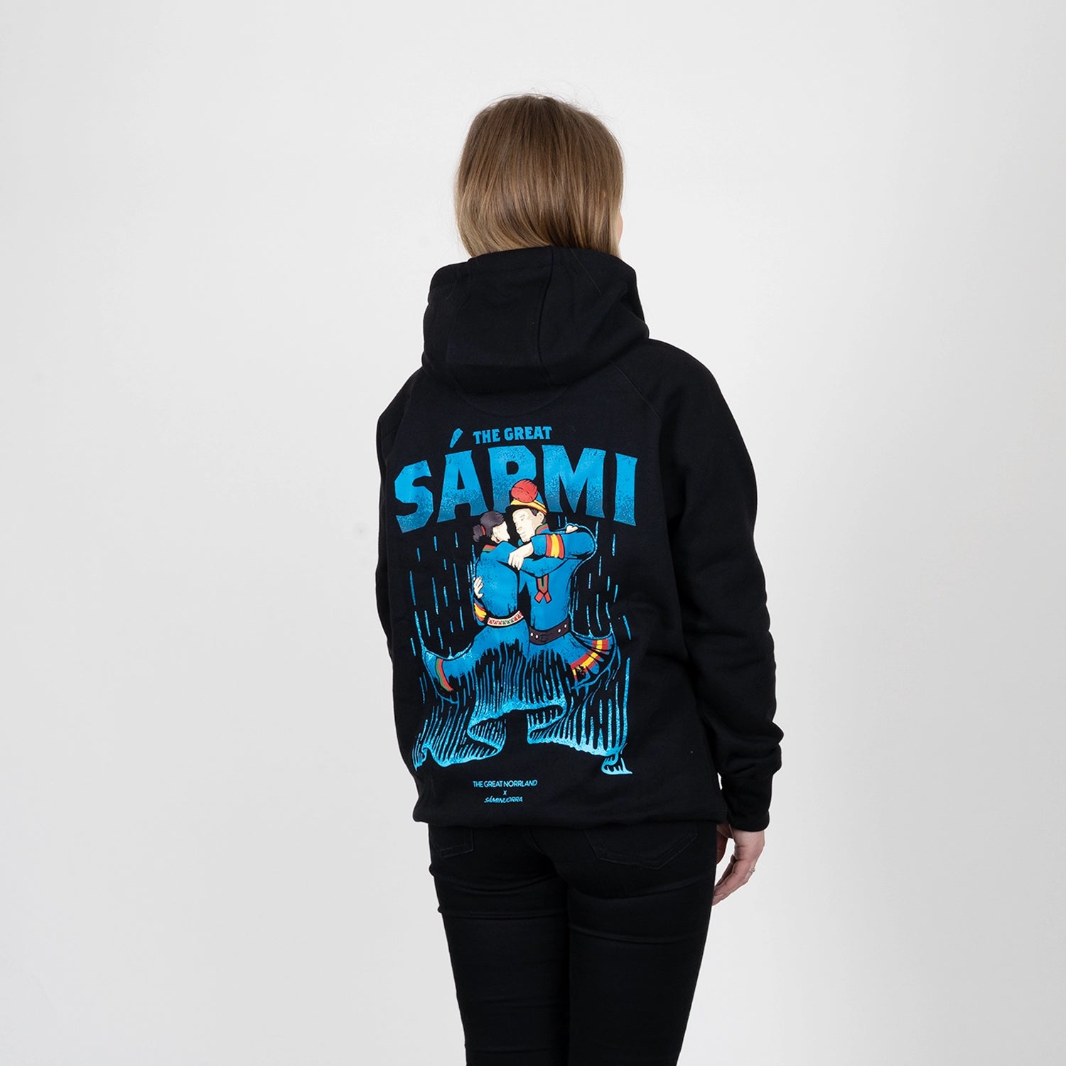 GREAT SÁPMI HOODIE - BLACK
