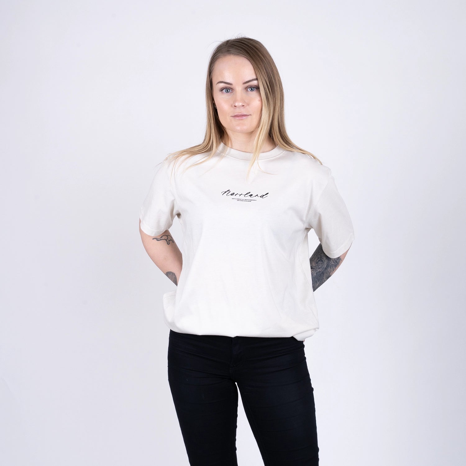 SIGNATURE T-SHIRT - GLACIÄRGRÅ