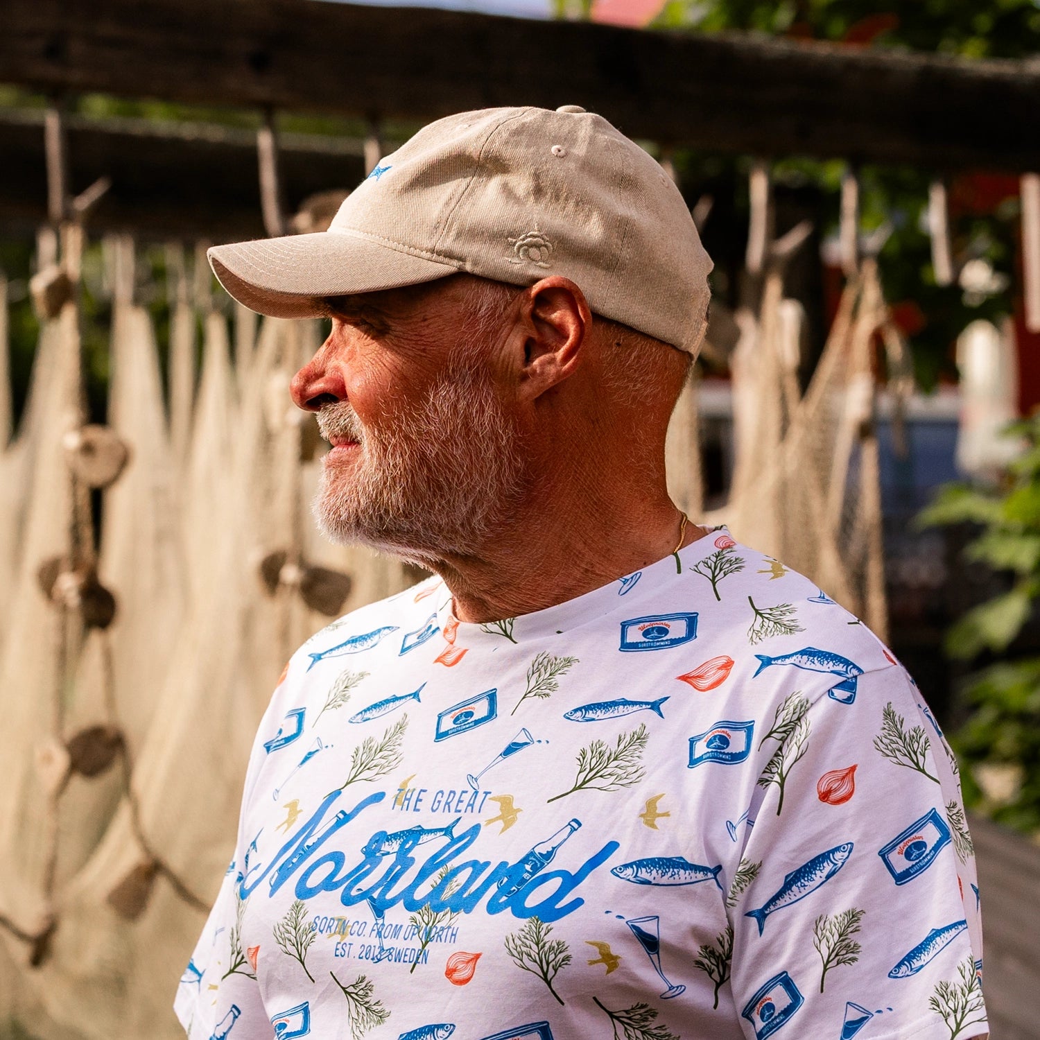 STRÖMMING DAD CAP - ULVÖ VINTED STONE