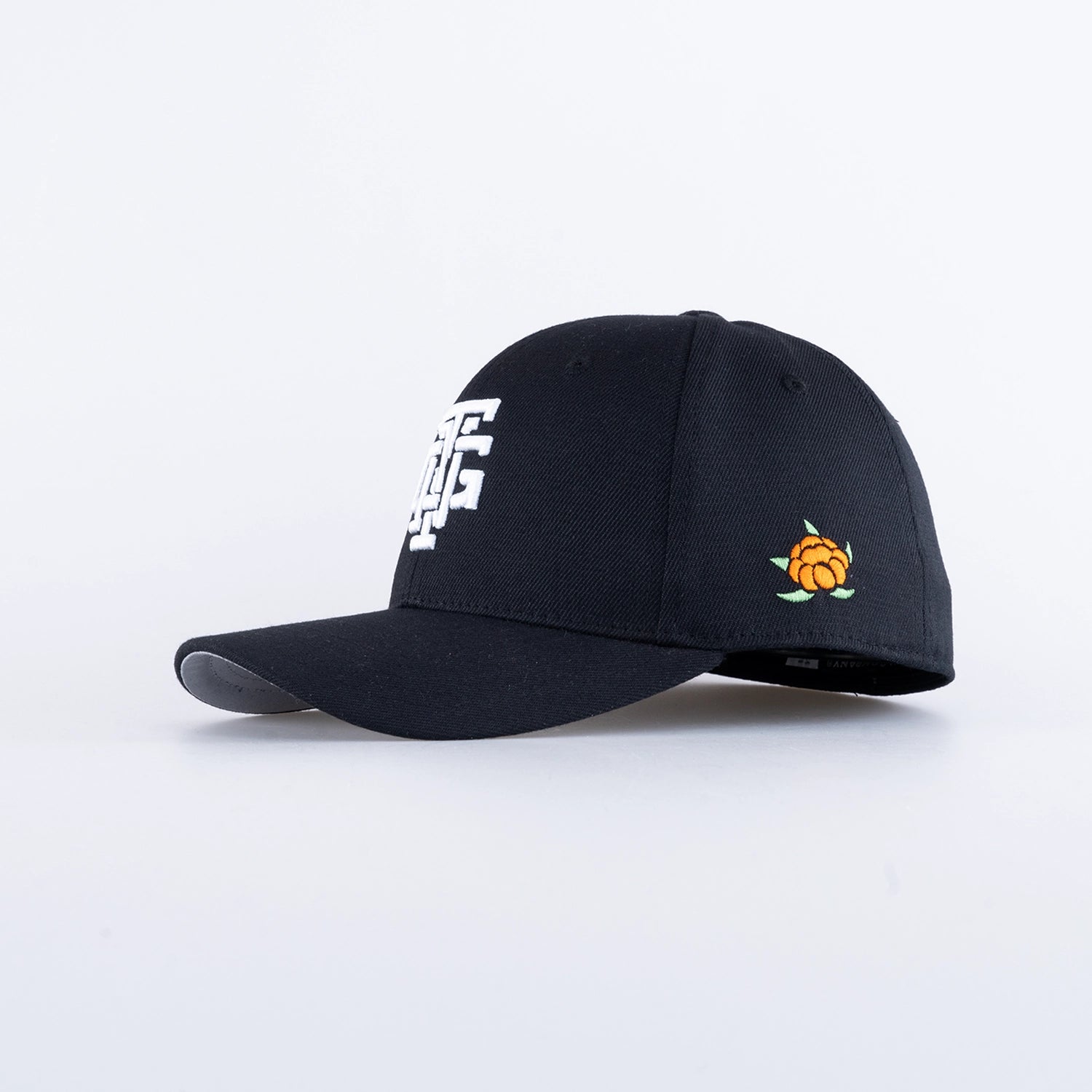 SYMBOL FITTED CAP - HOOKED BLACK – Sqrtn Company
