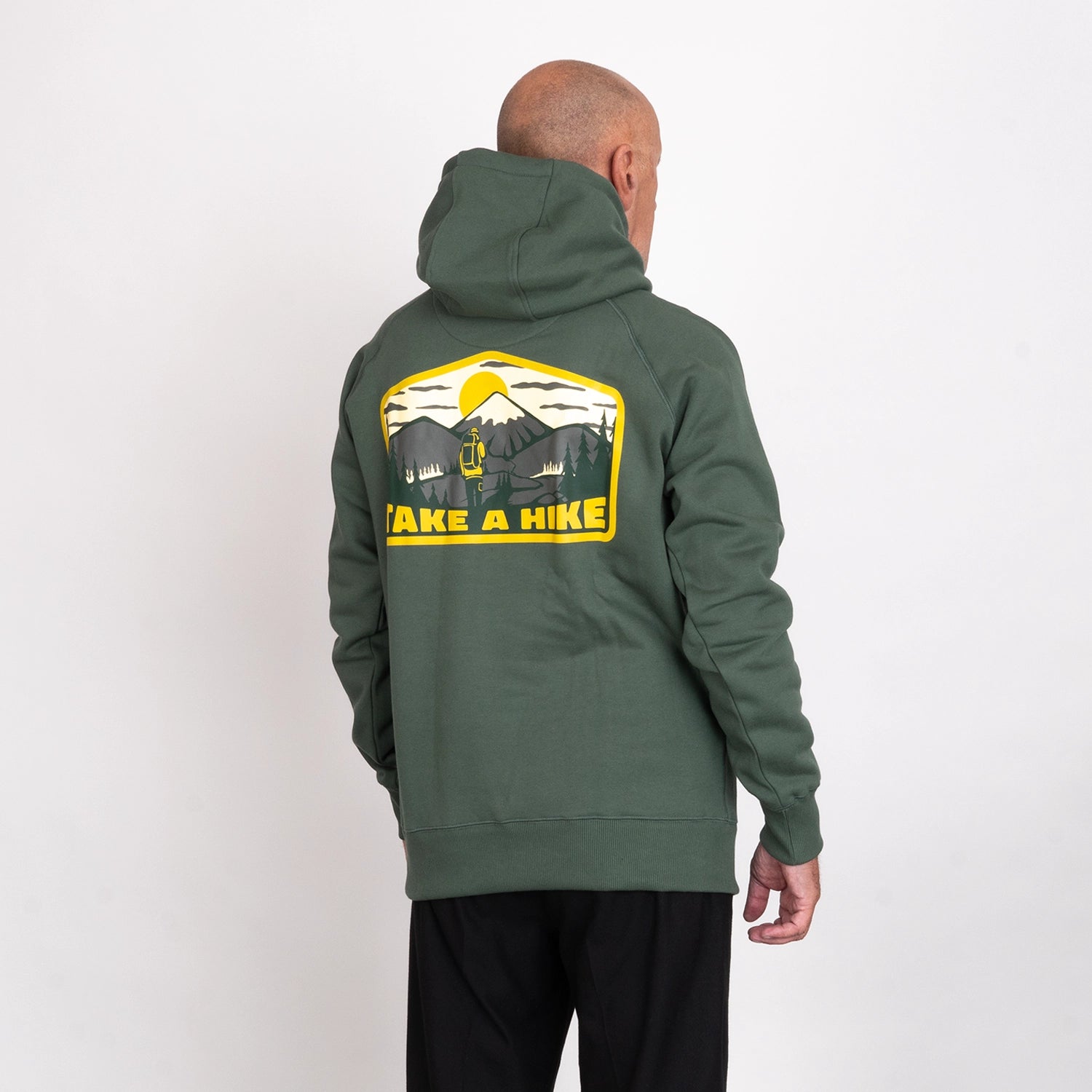 TAKE A HIKE HOODIE - STONE OLIVE