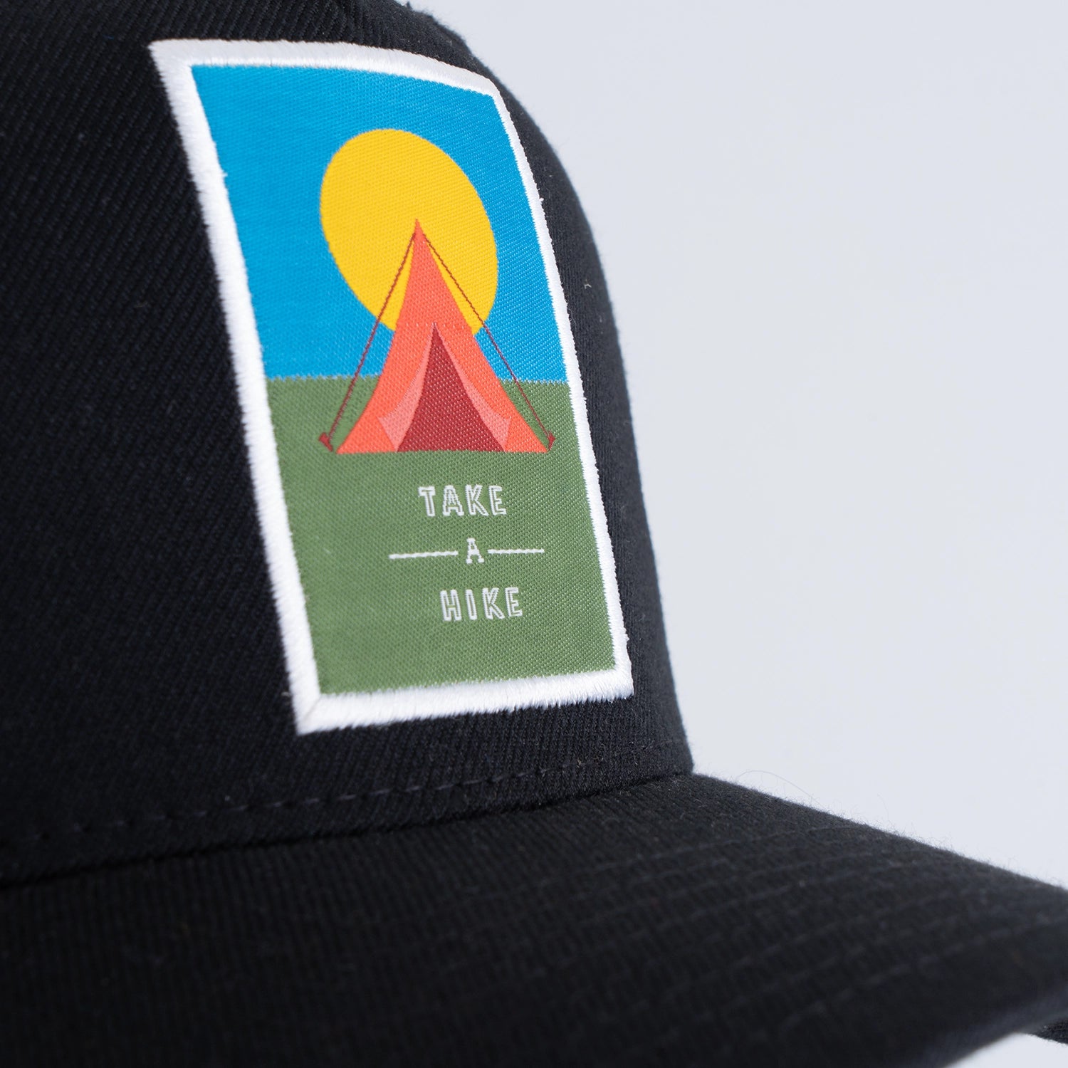 TAKE A HIKE TRUCKER KEPS - HOOKED BLACK