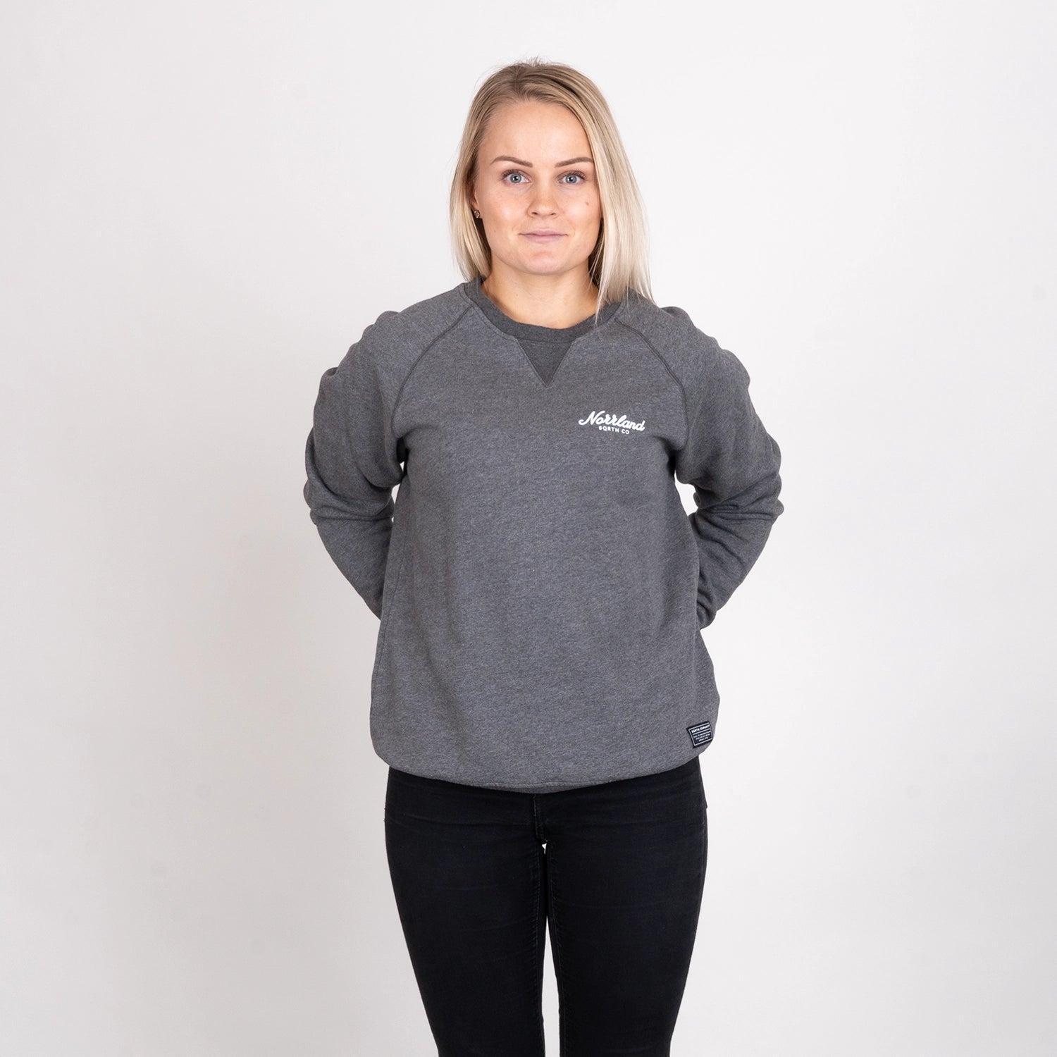 TGN MINI SCRIPT CREWNECK - CHARCOAL