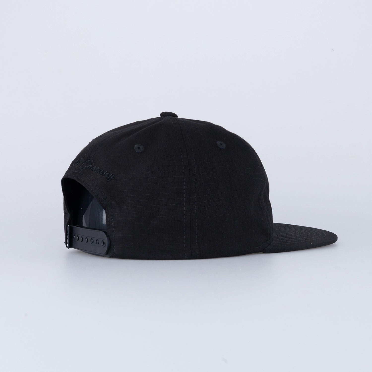 TROUT 6-PANEL KEPS - BLACK