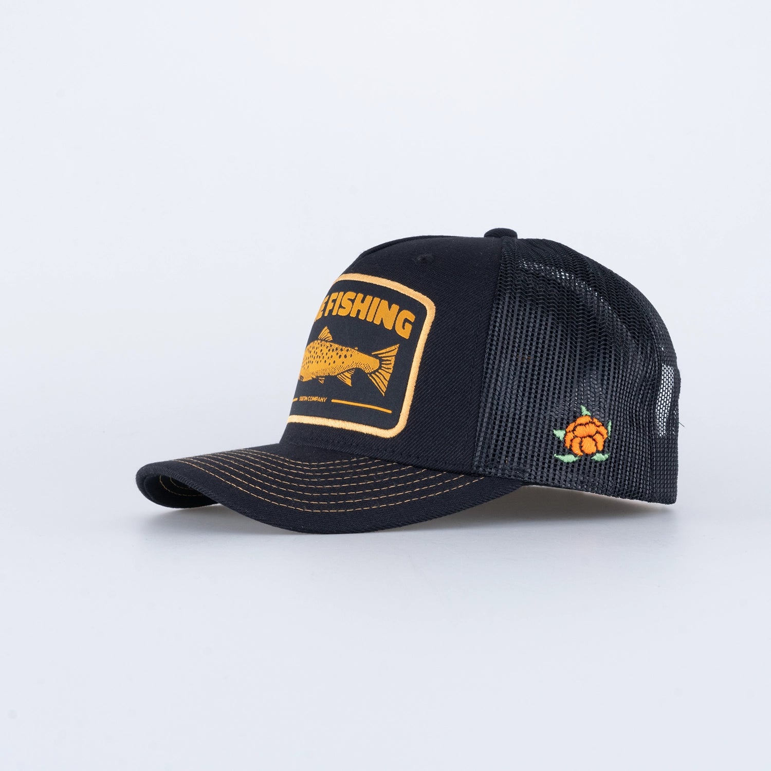 TROUT TRUCKER KEPS - HOOKED BLACK