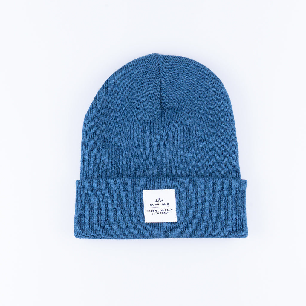 WOOD PATCH BEANIE - PETROL