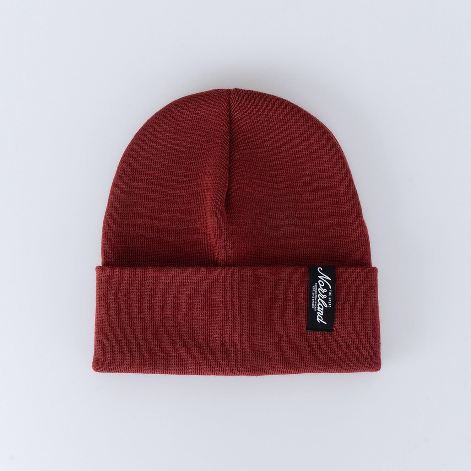 TGN PATCH WOOLPOWER BEANIE - RUSTED RED