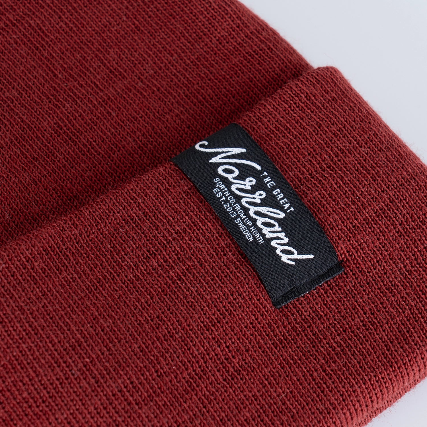 TGN PATCH WOOLPOWER BEANIE - RUSTED RED