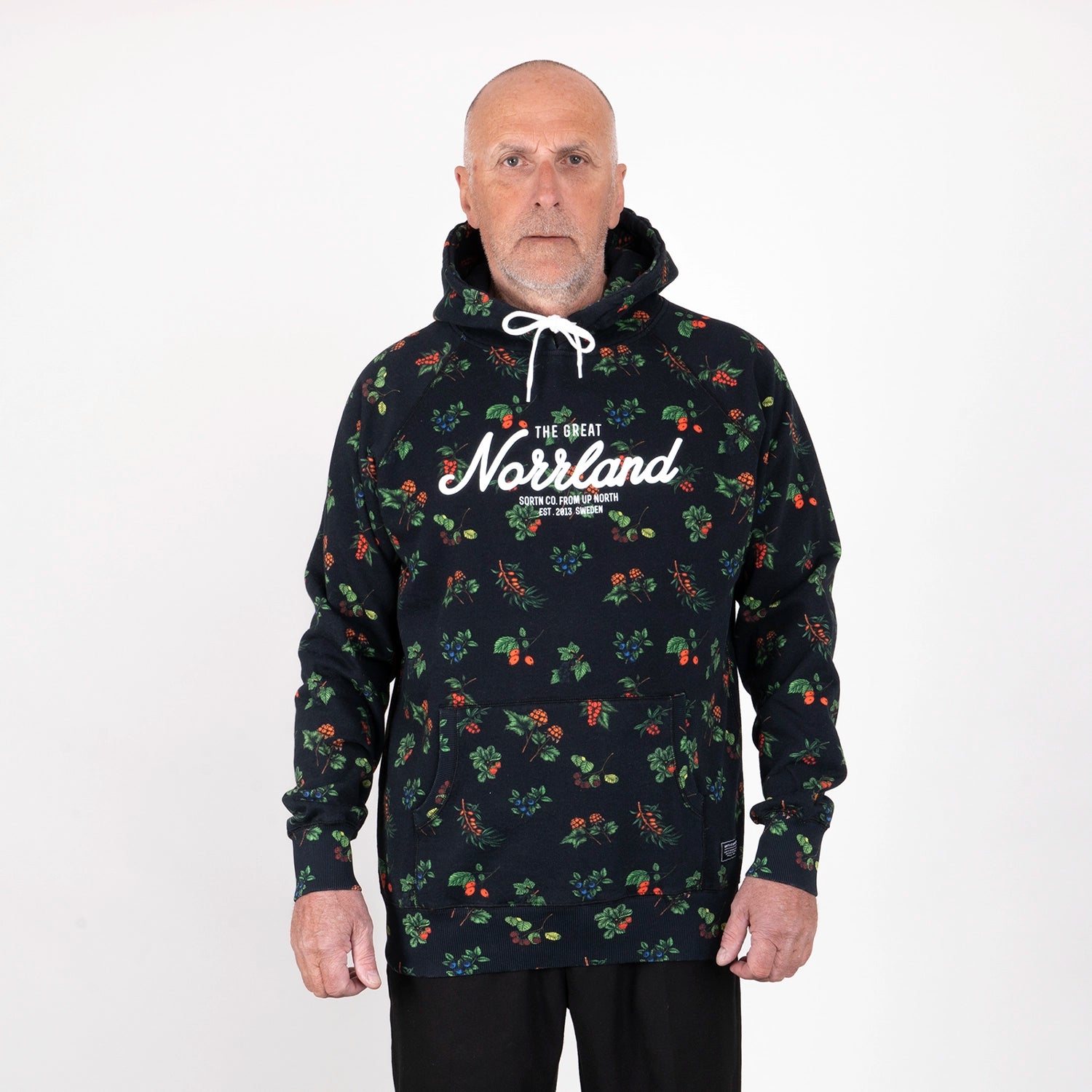 GREAT NORRLAND HOODIE - BERRY BLACK