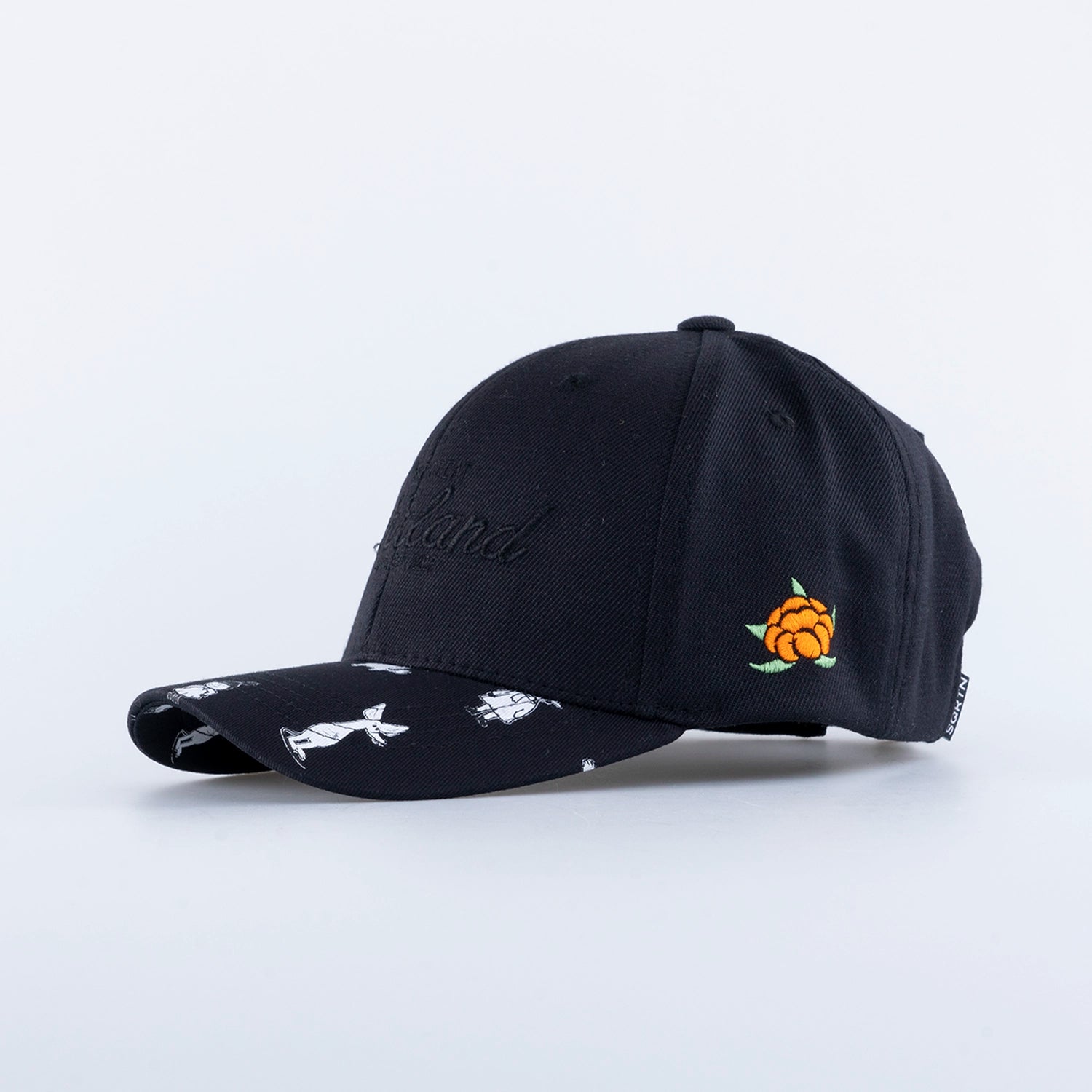 GREAT NORRLAND KIDS CAP  - HOOKED MUMIN ALL BLACK