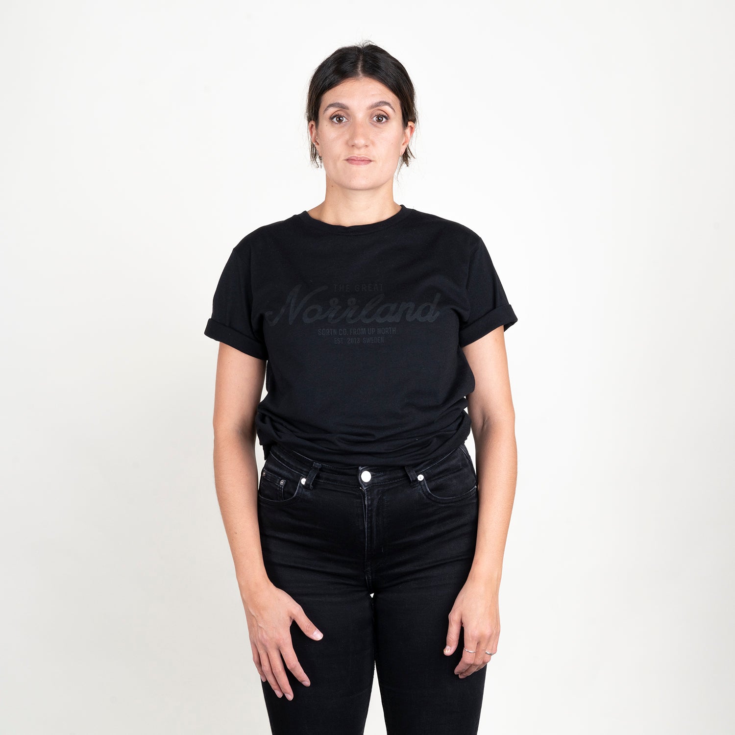 GREAT NORRLAND T-SHIRT - ALL BLACK