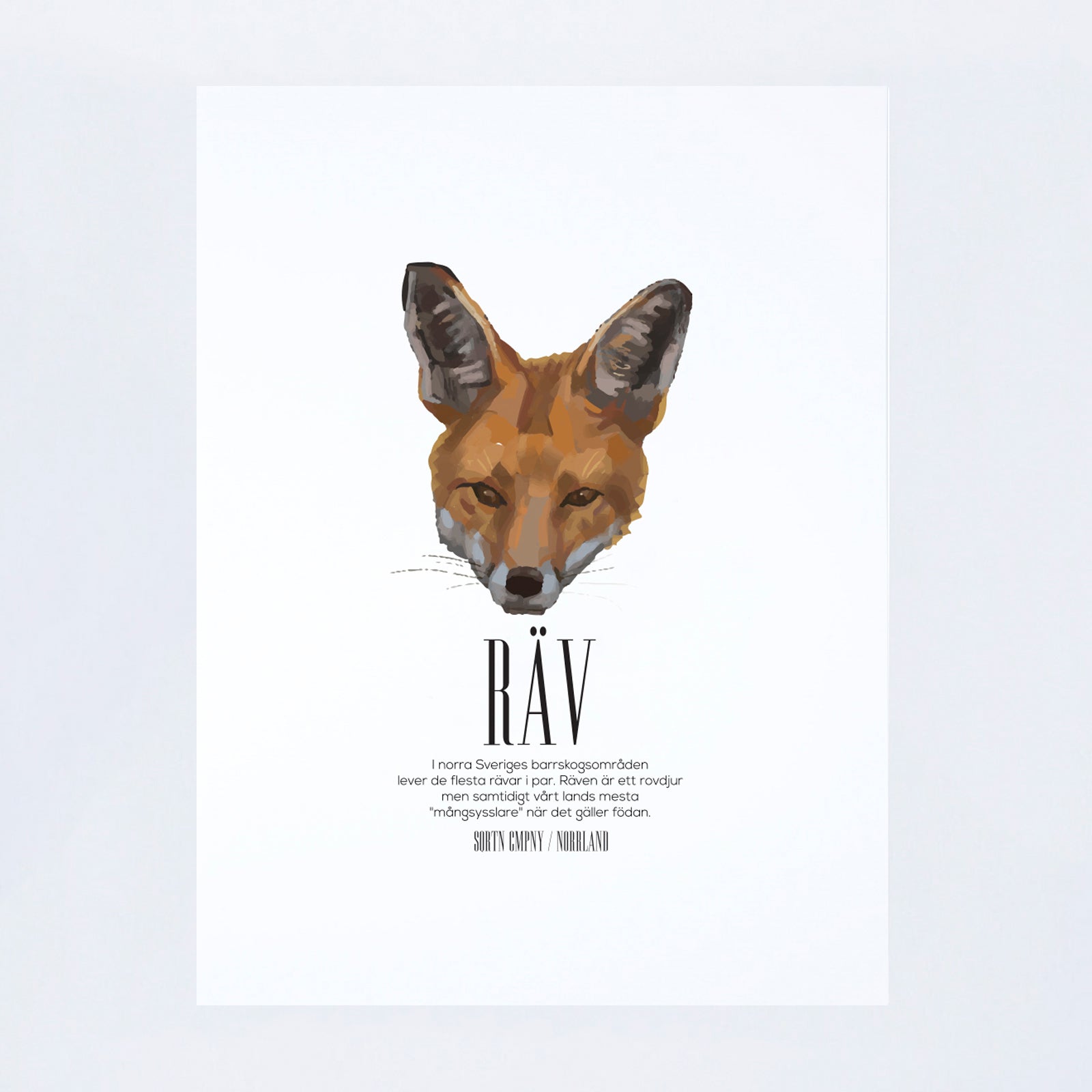 POSTER RÄV – Sqrtn Company